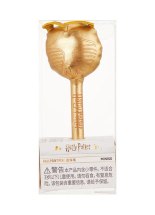 Harry Potter Ballpoint Pen (1.0mm, Black) (Golden Snitch) PDQ
