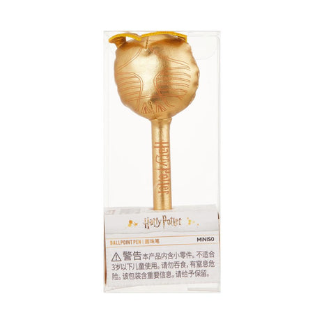 Harry Potter Ballpoint Pen (1.0mm, Black) (Golden Snitch) PDQ