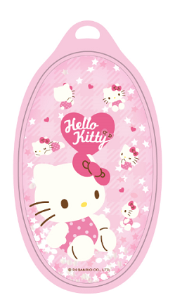 Sanrio characters Pink Collection Glitter Massager Brush (Hello Kitty)