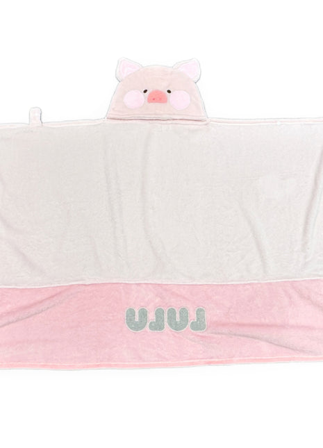 LuLu the Piggy Collection Hooded Blanket