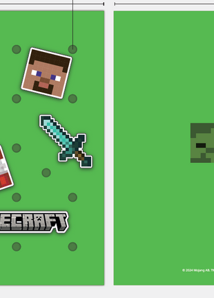 Minecraft - Holes Wire-bound Book (80 Sheets)