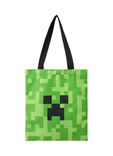 Minecraft Contrast Color Shopping Bag