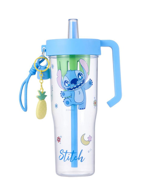 Disney Stitch Dinner Party Collection Pineapple Plastic Bottle 1250mL (Stitch)
