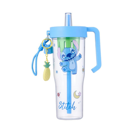 Disney Stitch Dinner Party Collection Pineapple Plastic Bottle 1250mL (Stitch)