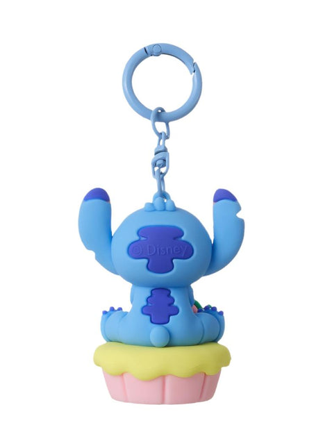 Disney Stitch Dinner Party Collection Strawberry Cupcake Keychain(Stitch)