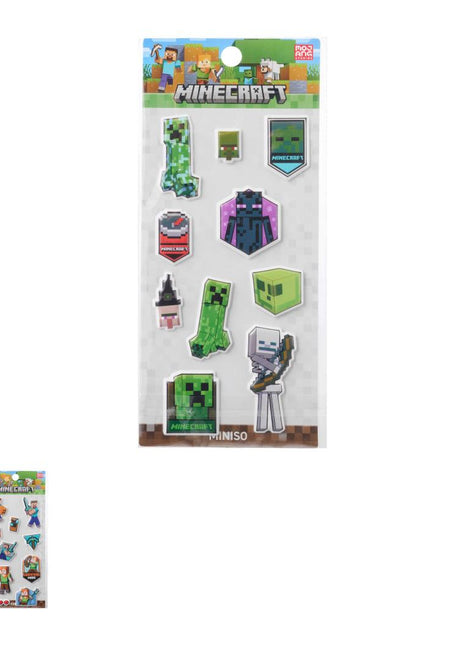 Minecraft - 3D Foam Stickers (2 Assorted Models)