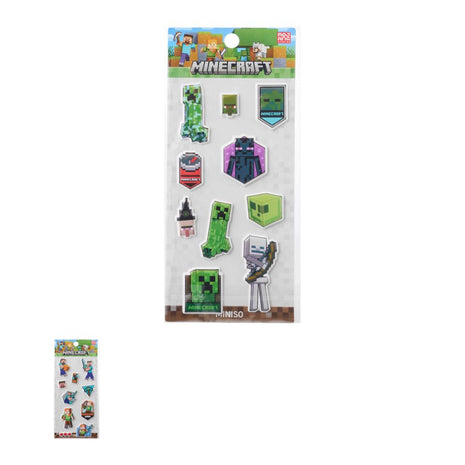 Minecraft - 3D Foam Stickers (2 Assorted Models)