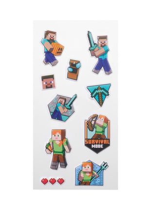 Minecraft - 3D Foam Stickers (2 Assorted Models)