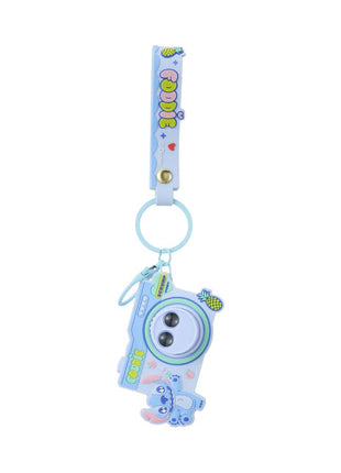 Disney Stitch Dinner Party Collection Camera Shaped Lighting Keychain