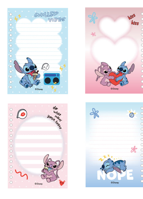 Disney Lilo & Stitch Collection Holes Book (80 Sheets) (Stitch & Angel)