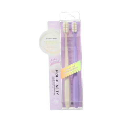 High Density Soft Bristled Toothbrushes (2 pcs)2