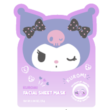 Kuromi Printed Facial Sheet Mask