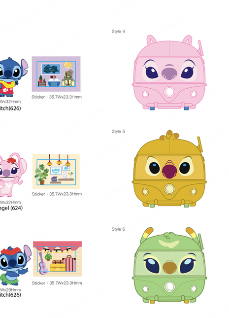 Disney Stitch Collection Motorhome (6 Assorted Models) (PDQ)