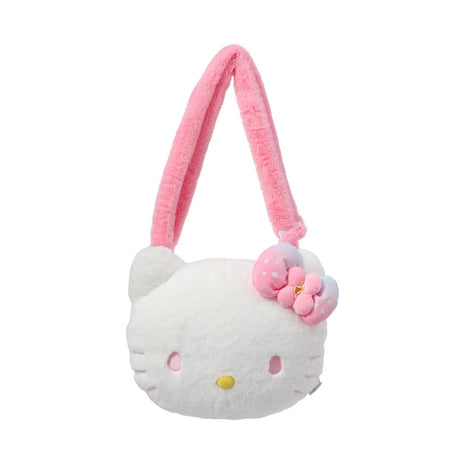 Hello Kitty Flower Language Plush Crossbody Bag