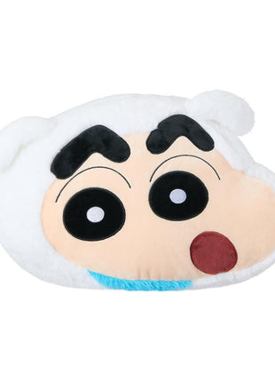 Crayon Shinchan Super Costume Adventure Collection 16in. Head-Shape Pillow(Shiro)