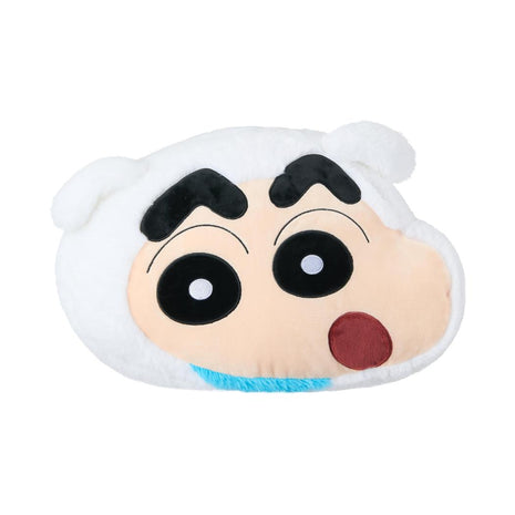 Crayon Shinchan Super Costume Adventure Collection 16in. Head-Shape Pillow(Shiro)
