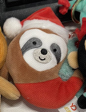 5.1in. Mini Family Series Hanging Ornament(Wreath Sloth)