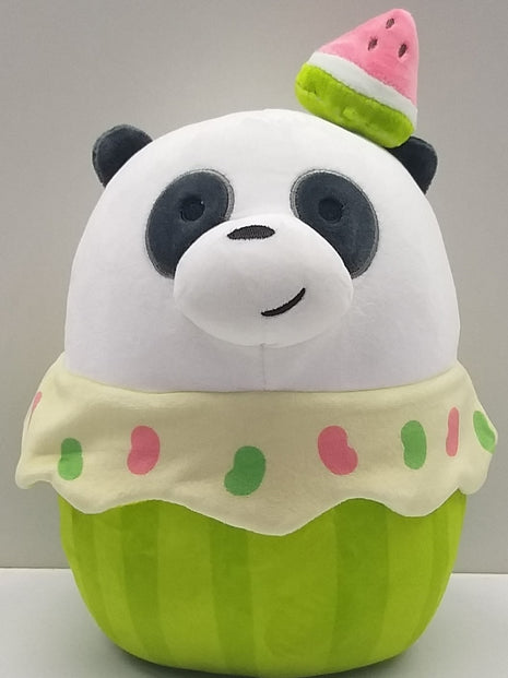 We Bare Bears 8in. Dessert Bare Bears Plush Toy(Panda,Watermelon)