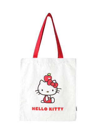 Hello Kitty Apple Collection Shopping Bag(White)