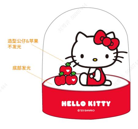 Hello Kitty Apple Season LED Night Light