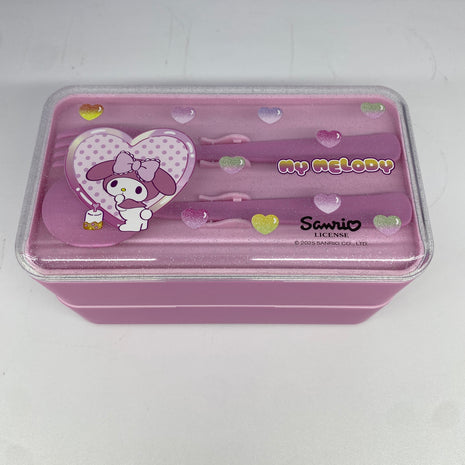 My Melody Sweet Factory Double Layer Lunch Box 1000mL