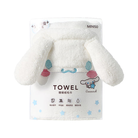 Cinnamoroll Coral Fleece Absorbent Towel