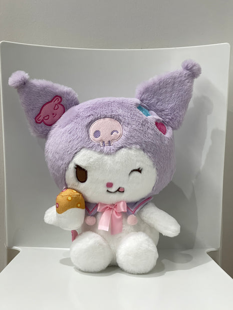 Kuromi Sweet Factory Collection 11in. Sitting Posture Plush Toy