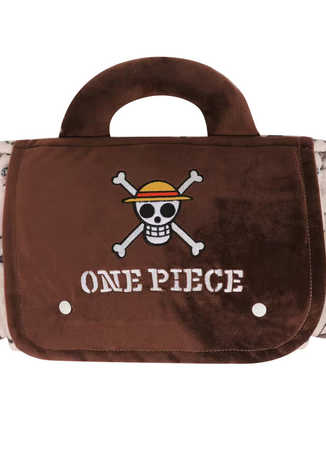 One Piece Collection Throw Blanket with Handle