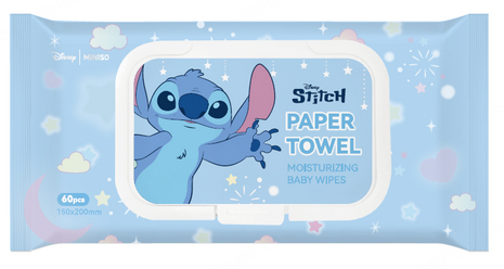 Disney Lilo & Stitch Collection Cleansing Wet Wipes for Body (80 Wipes)