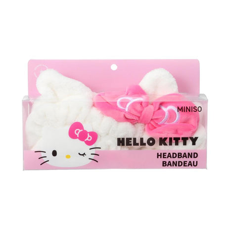 Hello Kitty Puffy Fluffy Headband(Pink Bow)