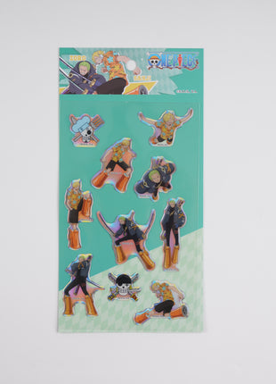 One Piece Collection Epoxy Stickers (5 Assorted Models)
