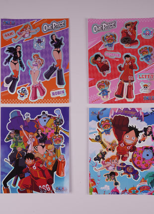 One Piece Collection Holographic Poster Sticker