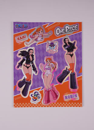 One Piece Collection Holographic Poster Sticker