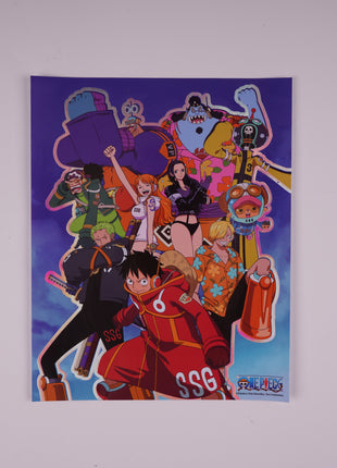 One Piece Collection Holographic Poster Sticker