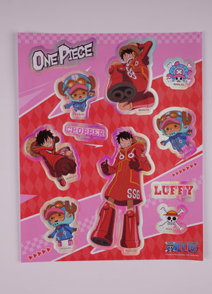 One Piece Collection Holographic Poster Sticker