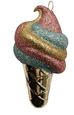 Christmas Wish Collection Figure Plastic Colorful Ice Cream Pendant