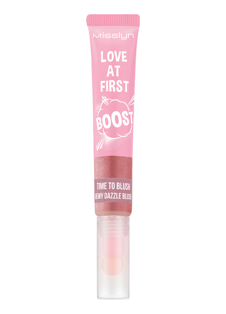 Misslyn LOVE AT FIRST BOOST  Dewy Dazzle Blush 10ml , 02 boost 
vibes