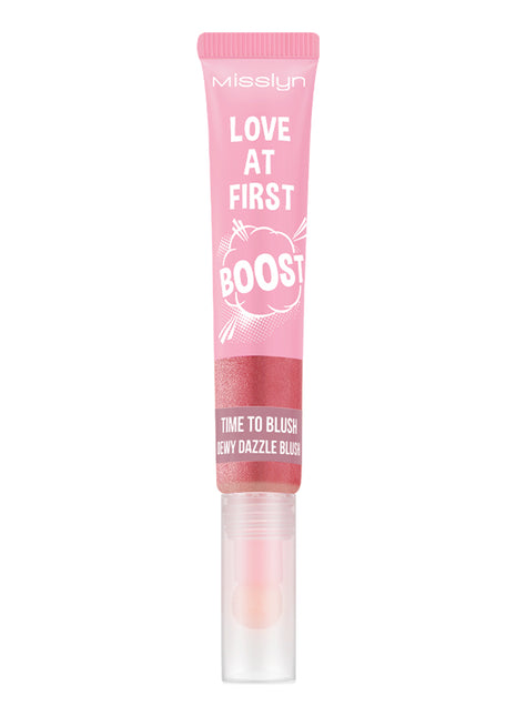 Misslyn LOVE AT FIRST BOOST  Dewy Dazzle Blush 10ml , 04 plump 
it up