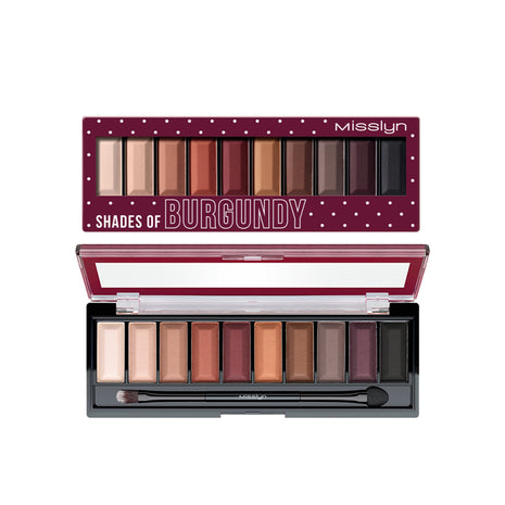 Misslyn Must-have eyeshadow shades 11g , 5 SHADE OF BURGUNDY