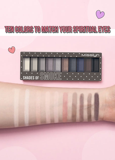 Misslyn Must-have eyeshadow shades 11g , 6 SHADE OF SMOKE