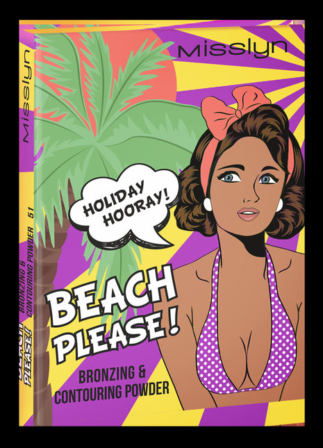 Misslyn BEACH PLEASE! BRONZING & CONTOURING POWDER 6g , 51 HOLIDAY HOORAY!