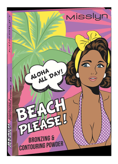 Misslyn BEACH PLEASE! BRONZING & CONTOURING POWDER 6g , 54 ALOHA ALL DAY!
