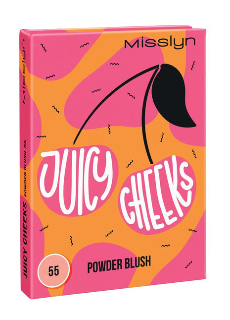 Misslyn Juicy Cheeks Powder Blush 6g , 55 CHERRY HOORAY