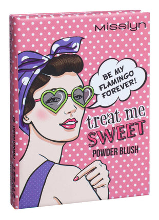 Misslyn treat me SWEET POWDER BLUSH 6g , 08 BE MY FLAMINGO FOREVER!
