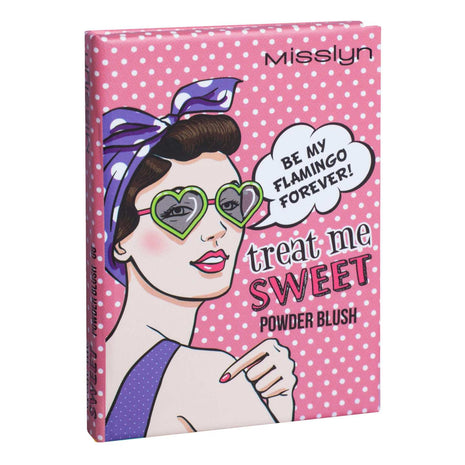 Misslyn treat me SWEET POWDER BLUSH 6g , 08 BE MY FLAMINGO FOREVER!