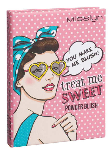 Misslyn treat me SWEET POWDER BLUSH 6g , 16 YOU MAKE ME BLUSH!
