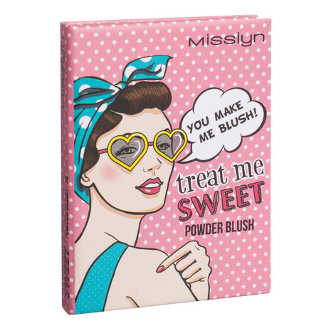 Misslyn treat me SWEET POWDER BLUSH 6g , 16 YOU MAKE ME BLUSH!