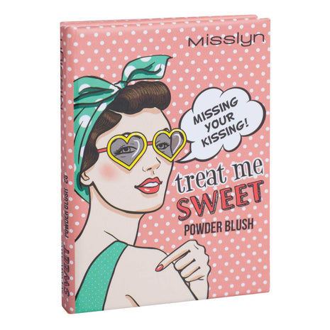 Misslyn treat me SWEET POWDER BLUSH 6g , 25 MISSING YOUR KISSING!
