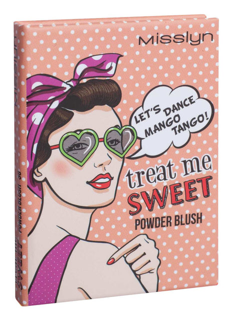 Misslyn treat me SWEET POWDER BLUSH 6g , 38 LET'S DANCE MANGO TANGO!
