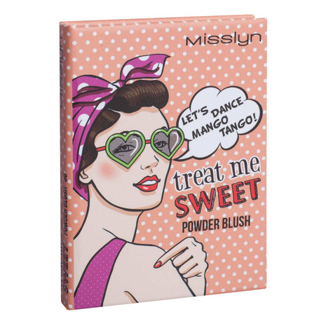 Misslyn treat me SWEET POWDER BLUSH 6g , 38 LET'S DANCE MANGO TANGO!